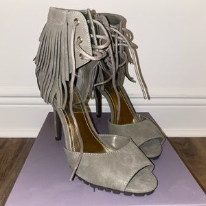 Fringe High Heels